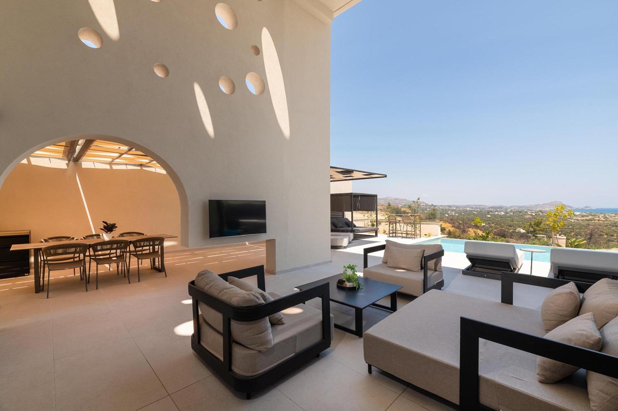 Villa Trapezia Luxury Living Kolymbia Exterior foto